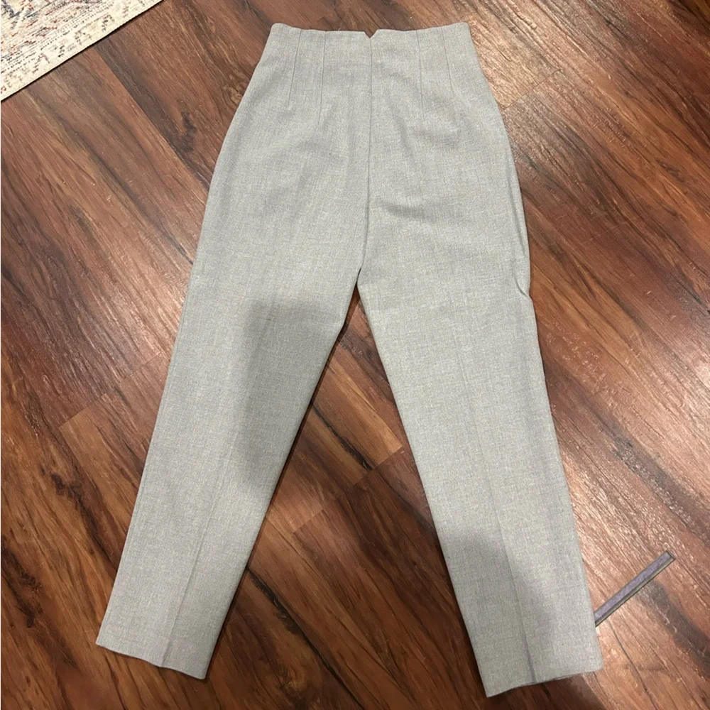 Zara Gray Trousers - Size XS - Picture 2 of 3